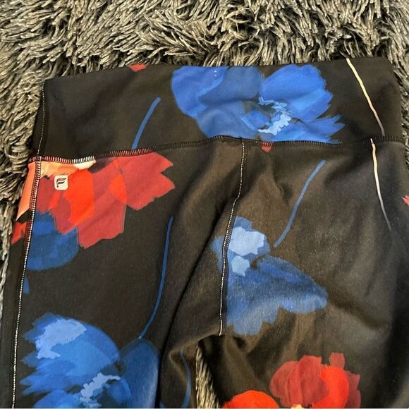 Fabletics Phillipa Mesh PowerHold Leggings Floral- Size Small - Picture 6 of 8